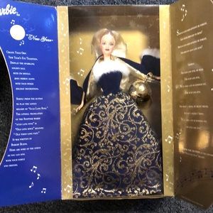 Ring in the New Year Barbie doll